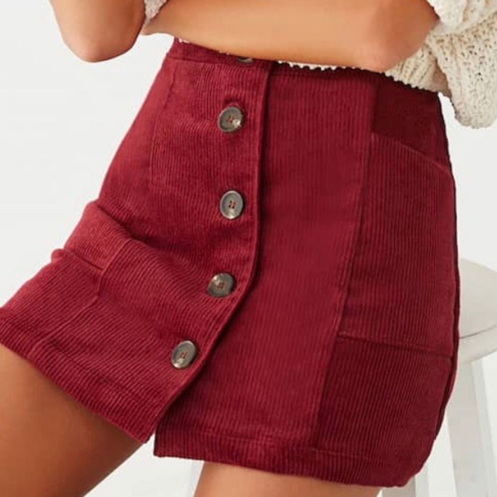 NWT Corduroy Mini Skirt